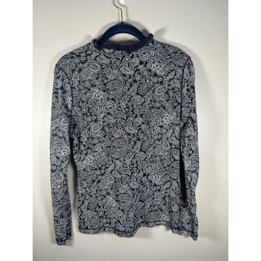 Lauren Ralph Lauren Ruffle Top Size PM - Picture 2 of 2